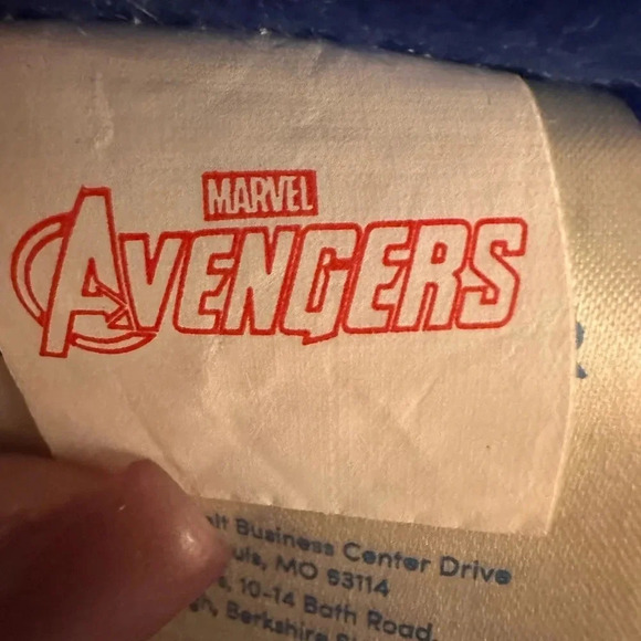 Build A Bear Marvel Captain America Plush Bear 17” Blue Avengers Stuffed Animal - Picture 7 of 9